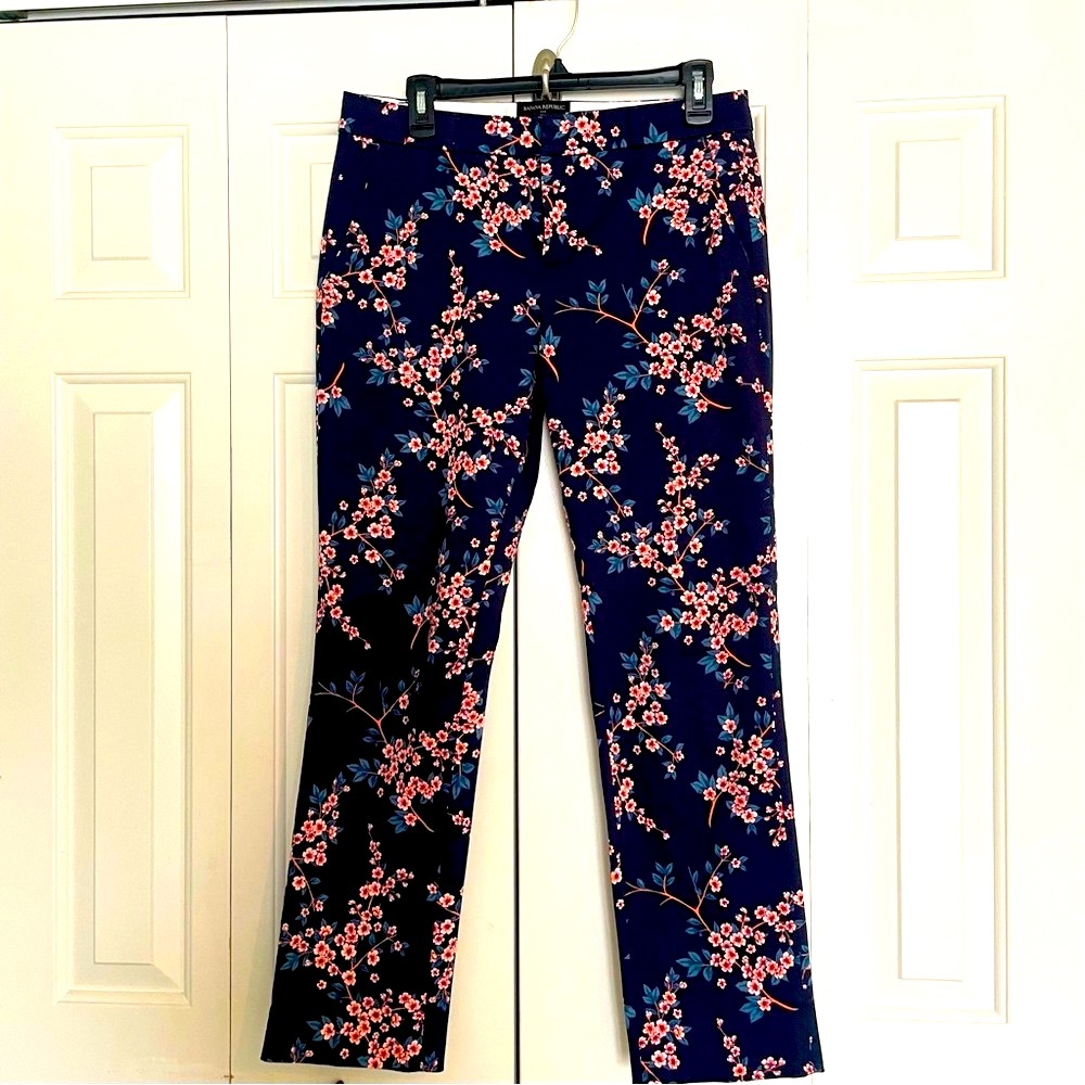 Banana Republic Floral Ankle Pant